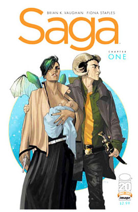 Saga #1 First Print Orange
