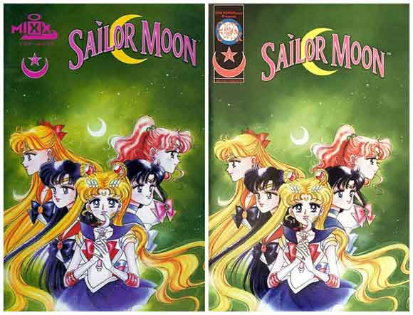 Sailor Moon #1 Regular Edition and Second Print