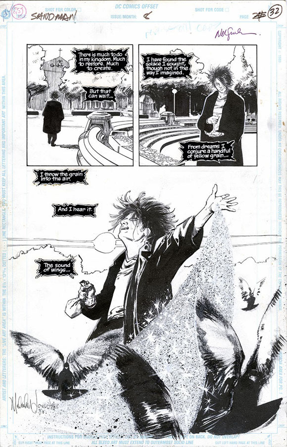 Sandman #8 Original Art