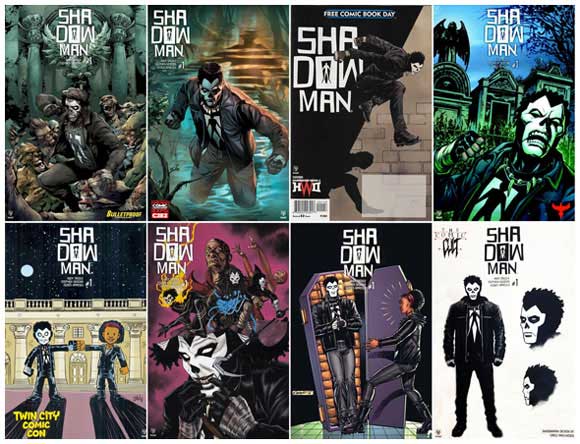 Shadowman 2018 #1 Group 2 covers