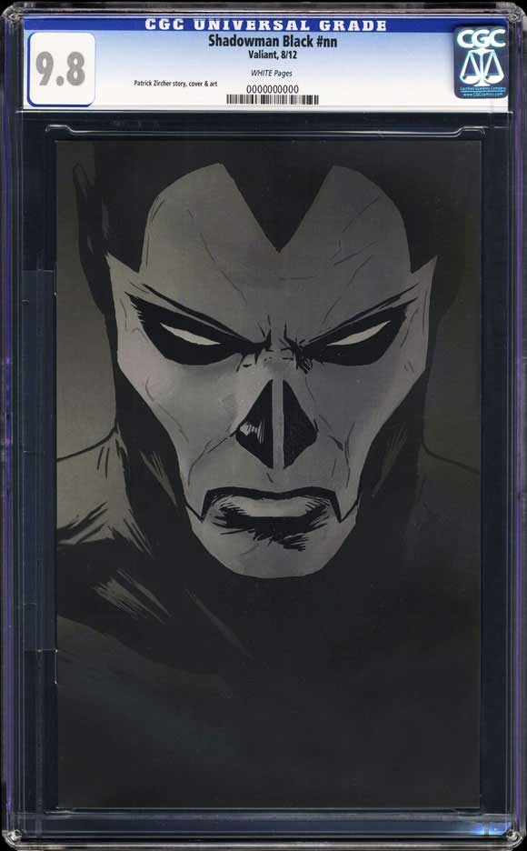 Shadowman Black Retailer Preview Edition 2012 CGC Label