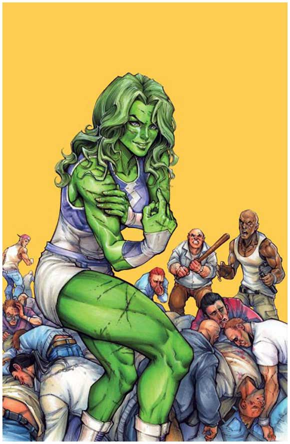 She-Hulk #1 Oyum Cover Art
