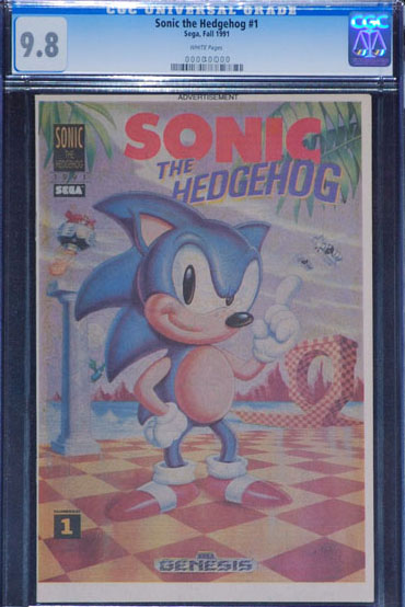 Sonic The Hedgehog Newsprint Promo