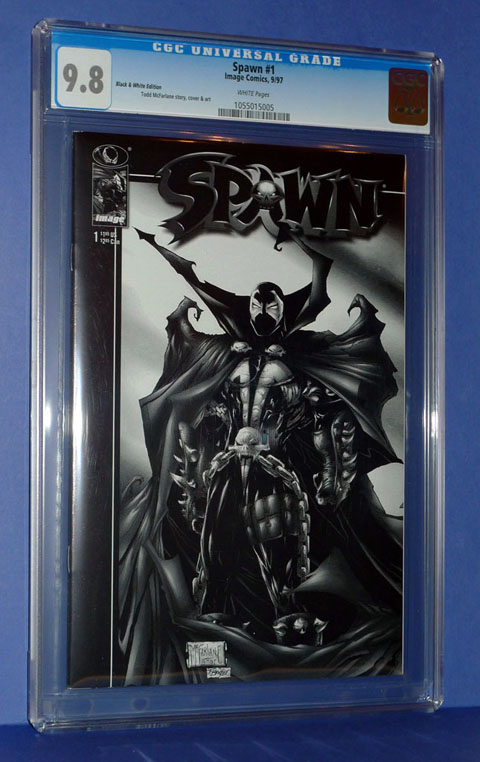 Spawn #1 Black And White CGC 9.8