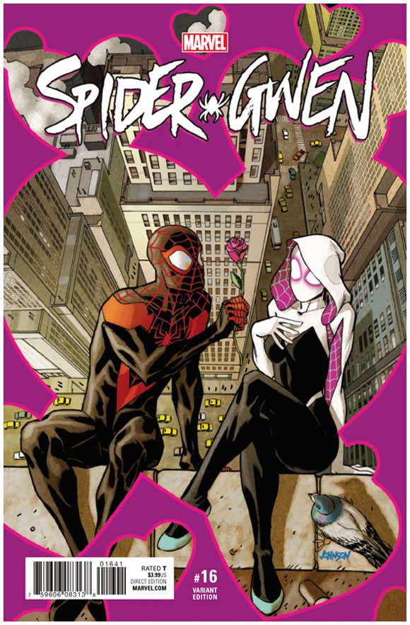 Spider-Gwen #16 Dave Johnson Variant Front Cover