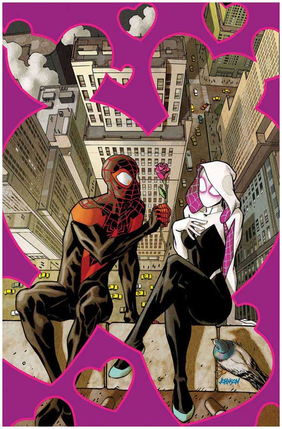 Spider-Gwen #16 Dave Johnson Variant Art (virgin textless cover)