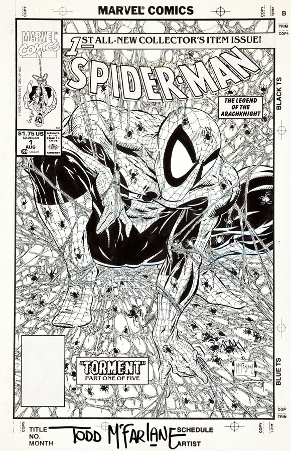 Spider-Man #1 (1990) Cover Art by 