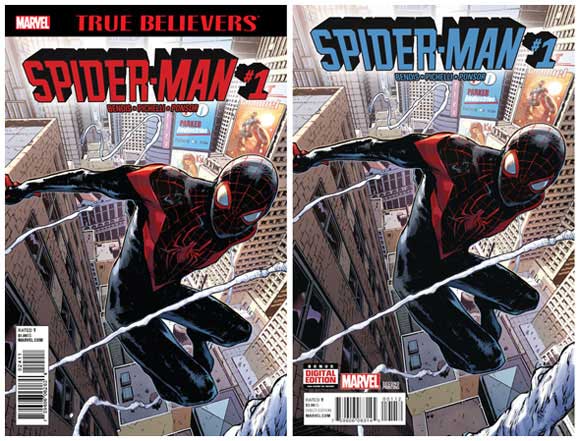 Spider-Man #1 reprints: True Believers and Second print 2017