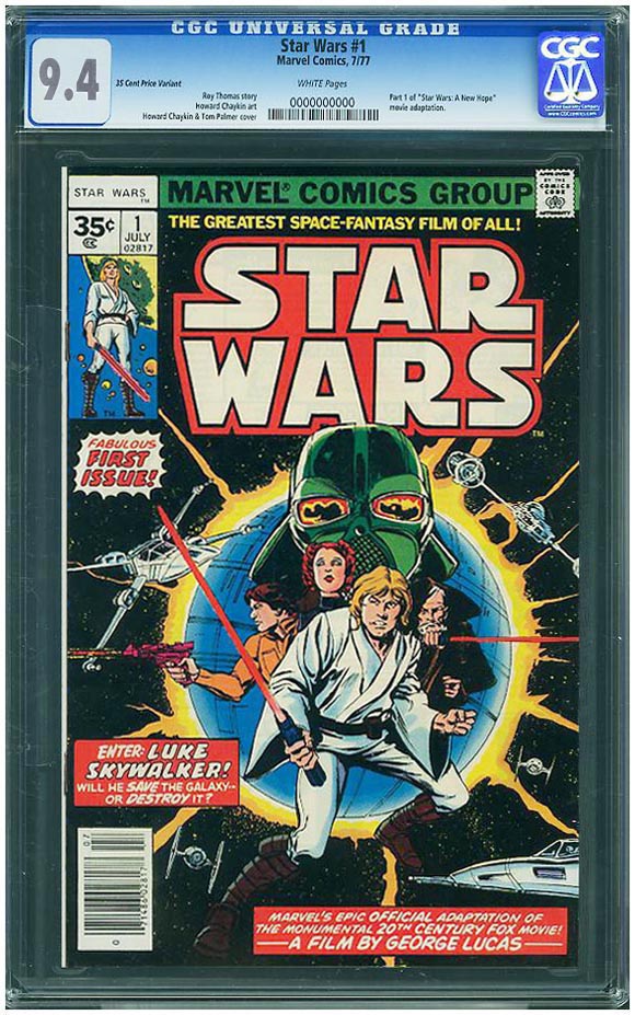 Star Wars #1 35 Cents First Print CGC