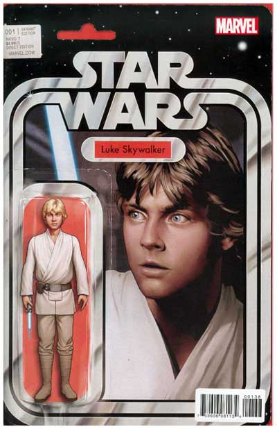 Star Wars #1: Luke Skywalker John Tyler Christopher C2E2 Action Figure Color Cover
