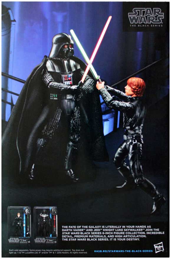 Star Wars #1: Luke Skywalker John Tyler Christopher C2E2 Action Figure Sketch Back Cover