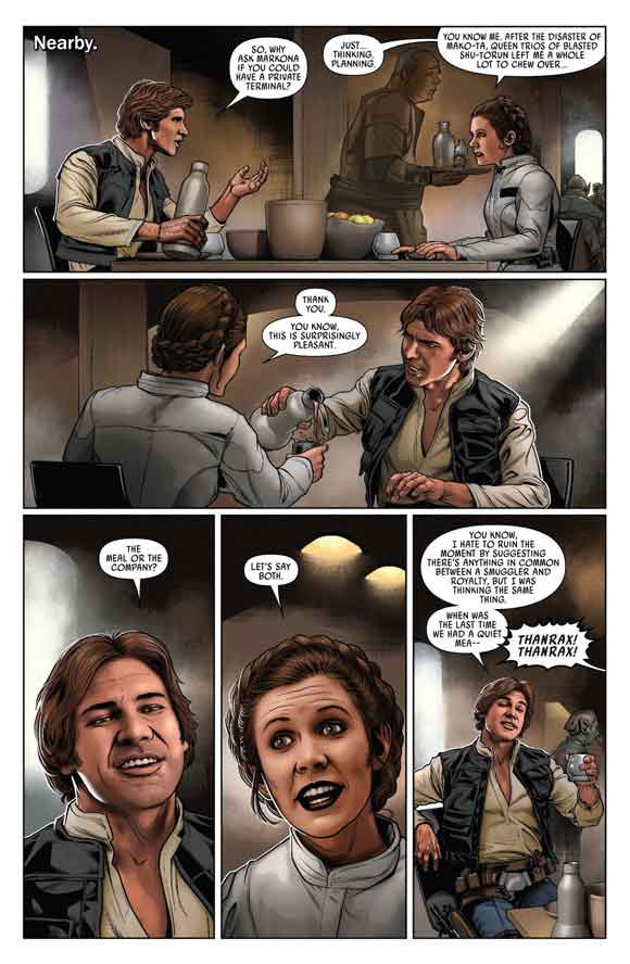 Star Wars #58 Interior Sample #1 Suprisingly Pleasant