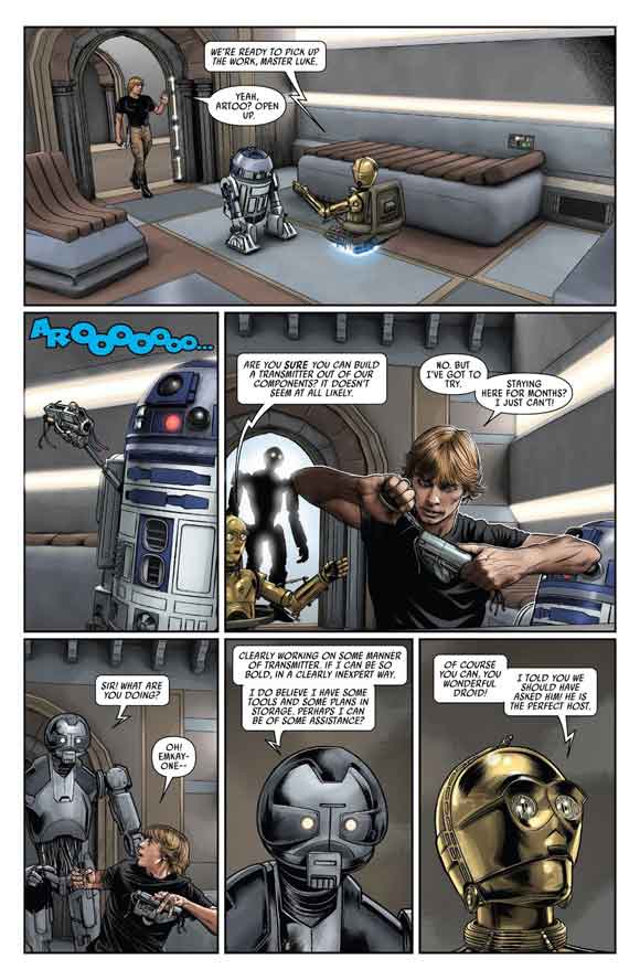 Star Wars #58 Interior Sample #2 Perfect Host