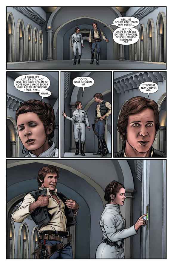 Star Wars #58 Interior Sample #4 I Thought You'd Never Ask