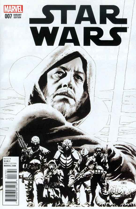 Rare Comics - Star Wars #7 (2015) Sketch variants: