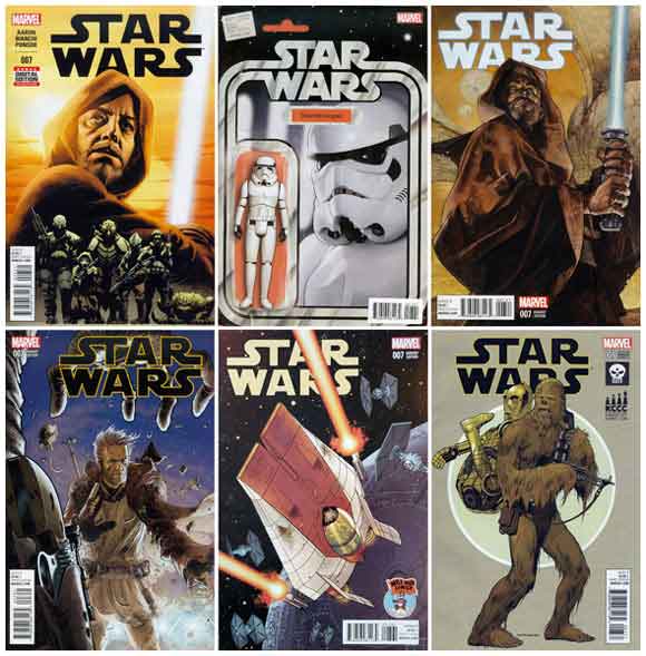 Star Wars #7 September 2015: Other covers