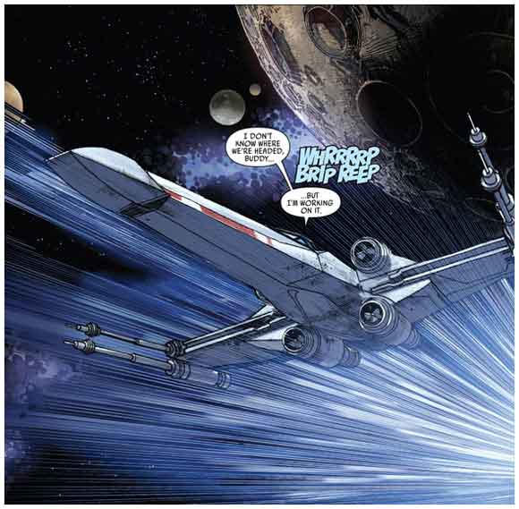 Star Wars #7 September 2015 Interior Sample: WHRRRRPBRIPREEP