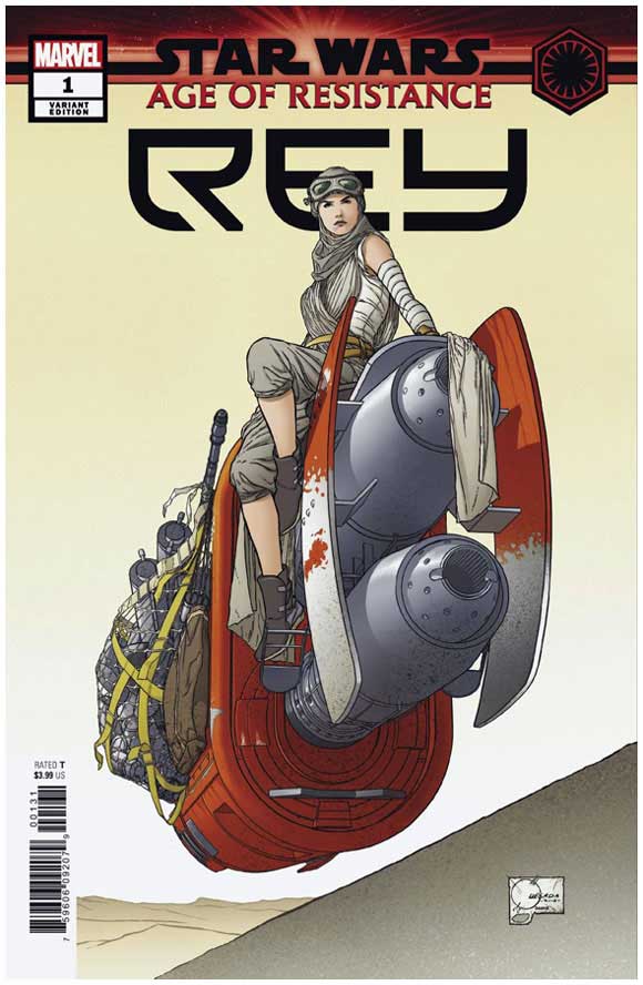 Star Wars: Age Of Resistance Rey #1 Quesada 1:50 Variant Front Cover