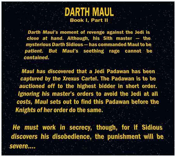 Star Wars: Darth Maul #2 Intro