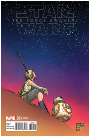 Star Wars: Force Awakens Adaptation #1 Joe Quesada Color Variant