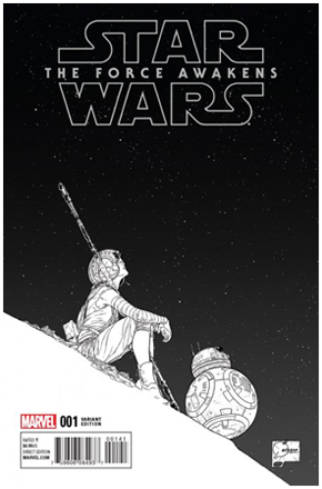 Star Wars: Force Awakens Adaptation #1 Joe Quesada Sketch Variant