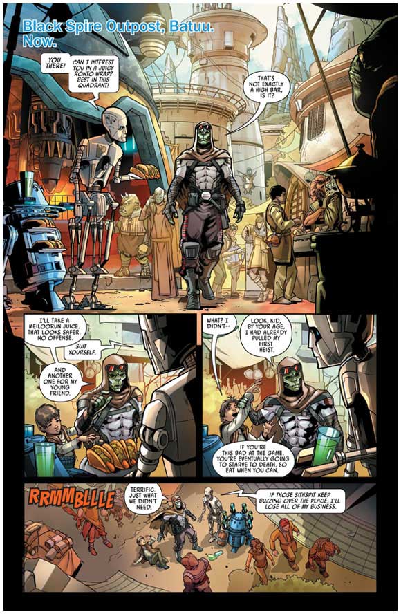 Star Wars Galaxy's Edge #1: Interior Sample: Batuu