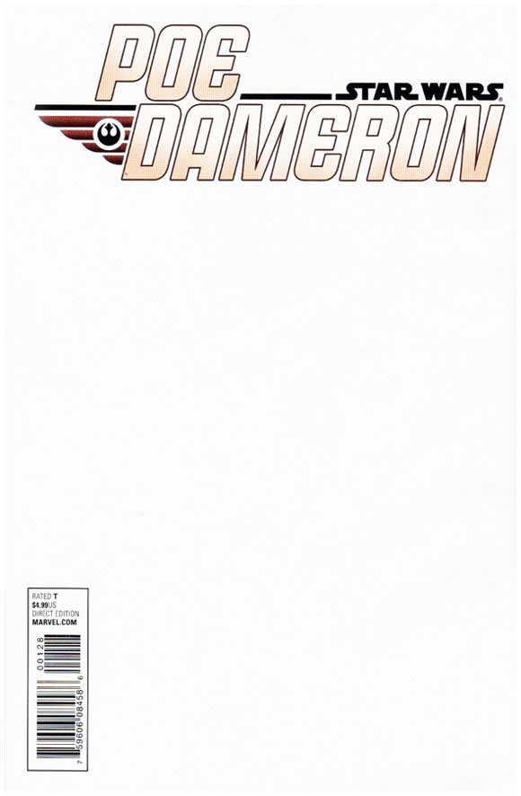 Poe Dameron #1 Mike del Mundo Calgary Expo Exclusive back cover