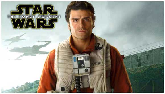 Star Wars The Force Awakens Poe Dameron Poster