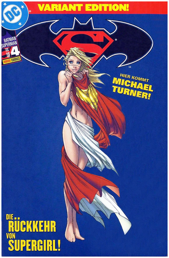 SuperMan / Batman #4 German Panini Variant Cover
