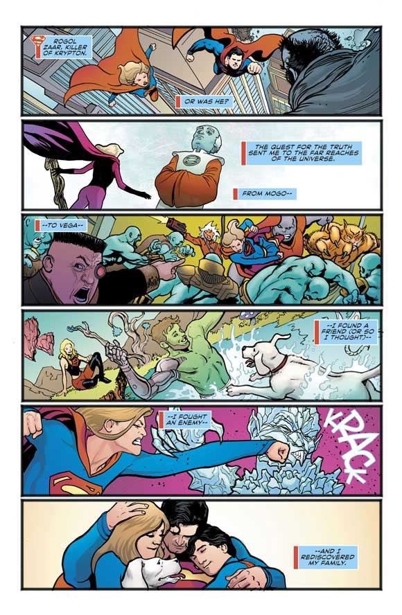 Supergirl #33 Interior Sample: Family