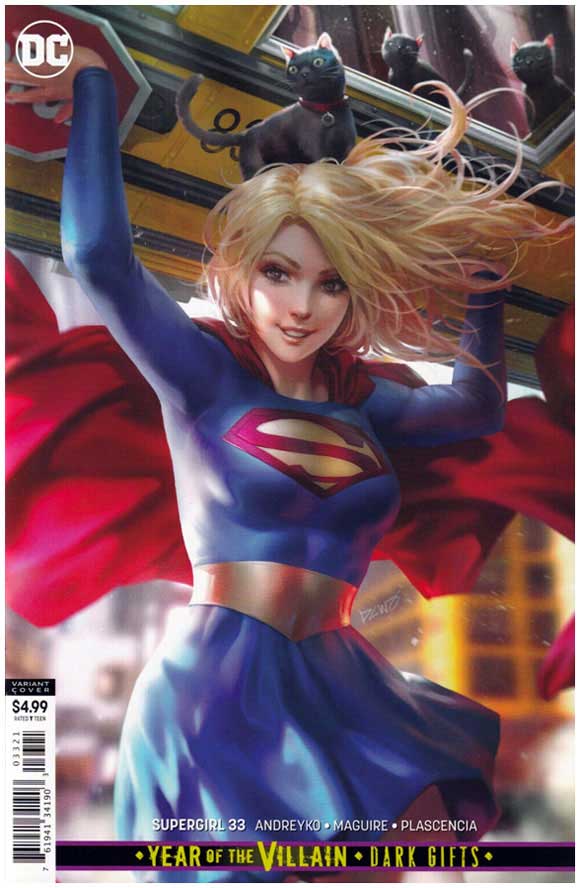 Supergirl #33 Recalled Edition - Derrick Chew card stock variant