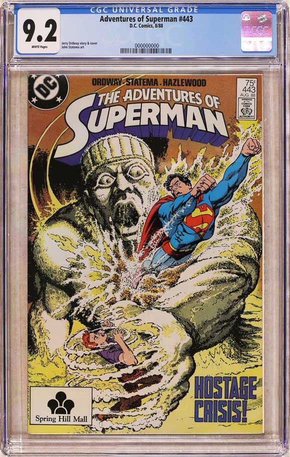 Superman #443 Mall Variant CGC