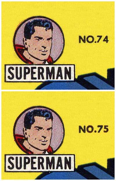 Superman #75 Both Variants: numbered 74 and numbered 75
