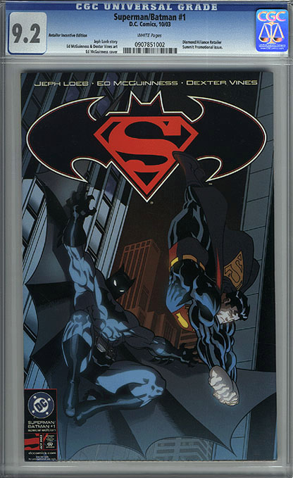 Superman/Batman DRS #1 CGC9.2 cover