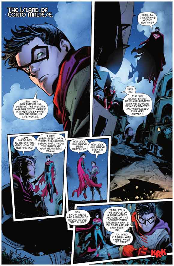 Superman: Son of Kal-El #1 Interior Sample: Damien