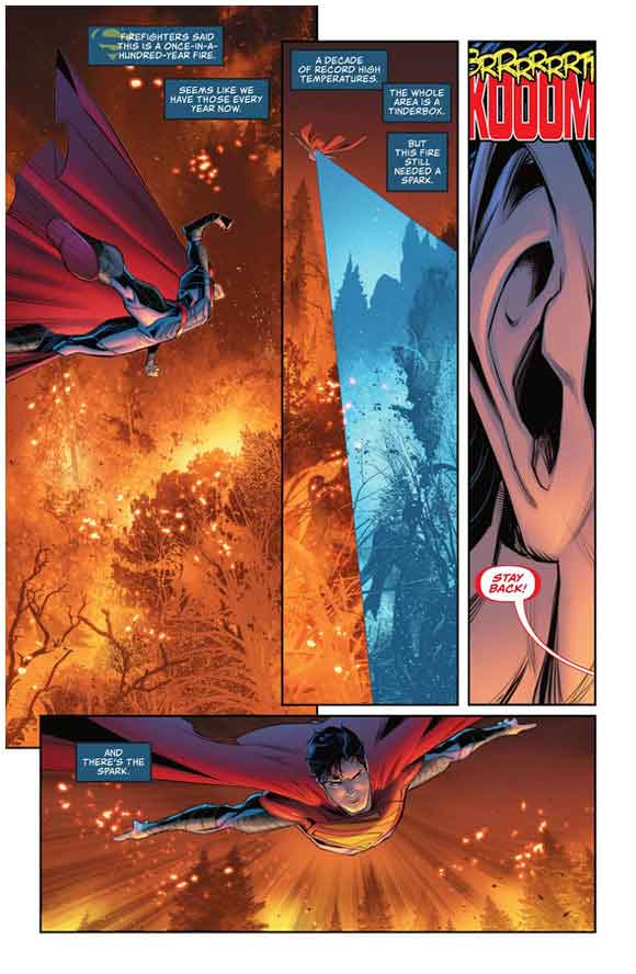 Superman: Son of Kal-El #1 Interior Sample: Stay Back