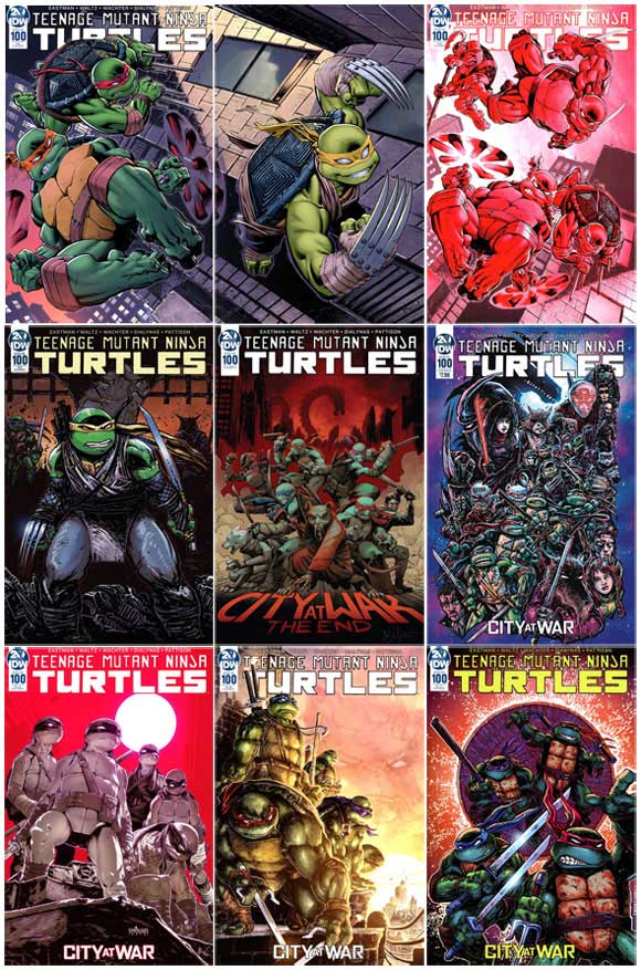 TMNT #100 Some other covers