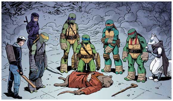 TMNT #100: Interior sample: Splinter