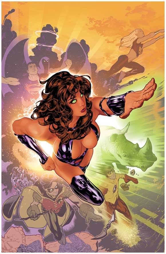 Teen Titans #75 Adam Hughes 1:25 Cover Art