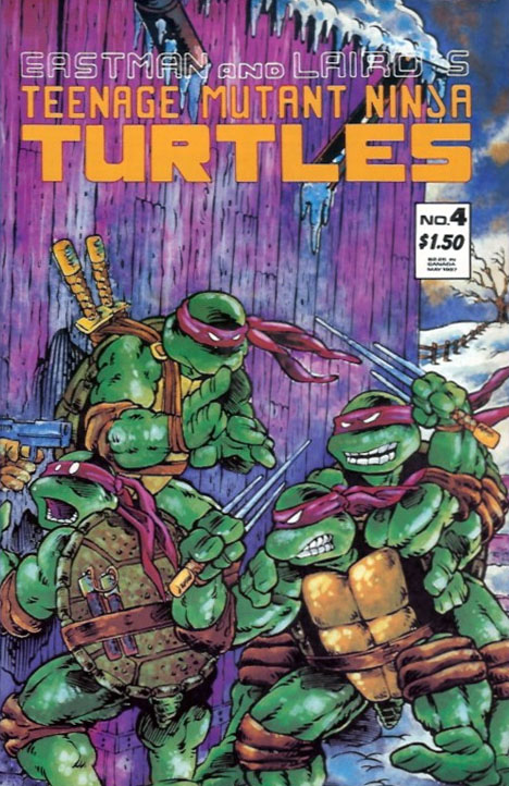 Teenage Mutant Ninja Turtles #4 Error Cover