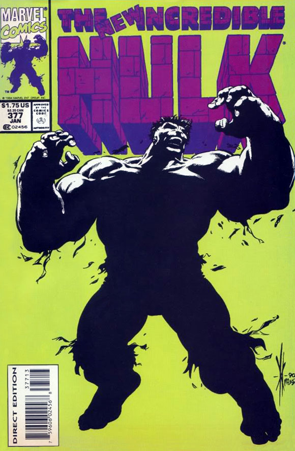 The Incredible Hulk #377 3rd Print Front