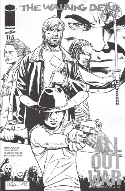 Walking Dead #115 Midnight Party Cover N