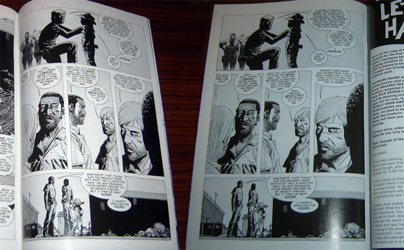 The Walking Dead Compendium 4 GOLD Foil Hardcover Book Comic Figure 145-193 TWD