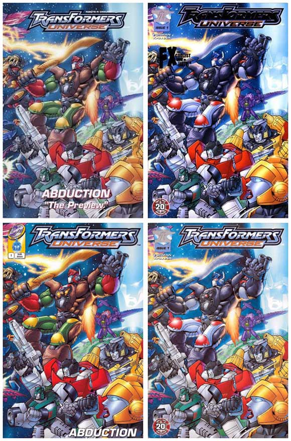 Transformers Universe #1 Other Covers