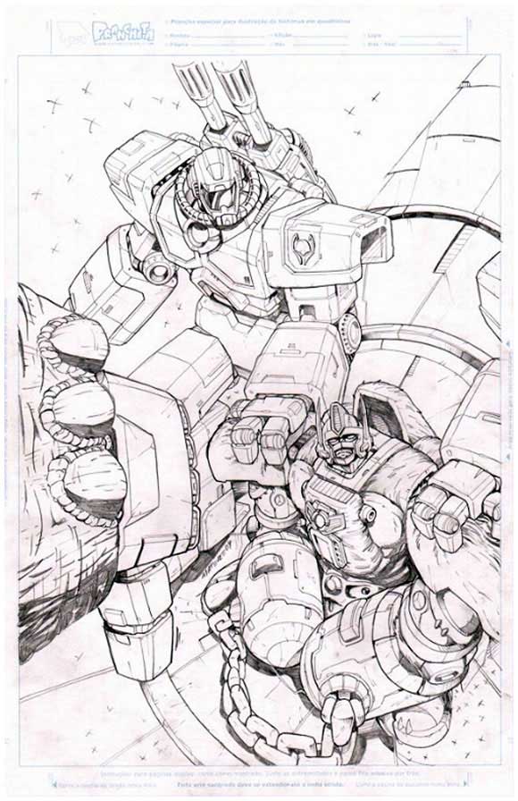 Transformers Universe #3 Direct Edition Cover Art