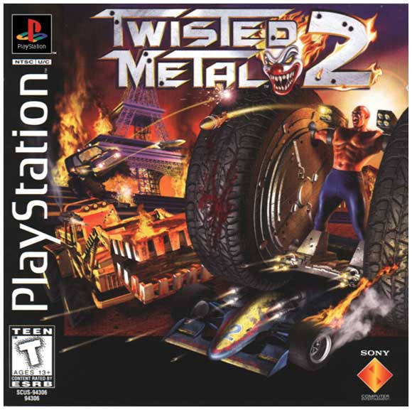 Twisted Metal 2 Sony Playstation Game 1996