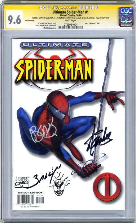 Ultimate Spider-Man 1 White Retailer Incentive