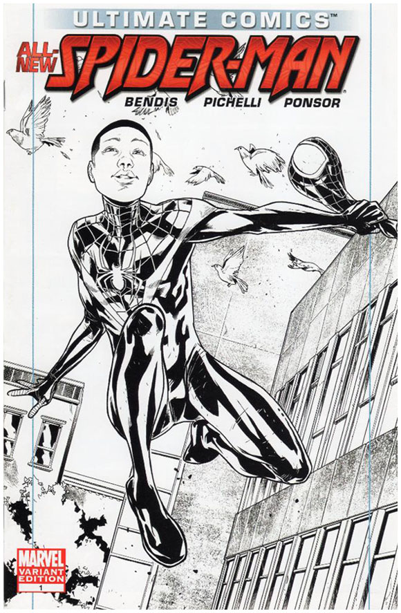 Ultimate Spider-Man 2011 #1 Pichelli Sketch Cover