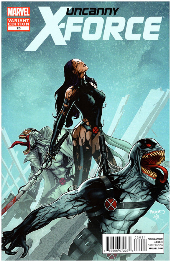 Uncanny X-Force #20 Paul Renaud Venom Cover Variant