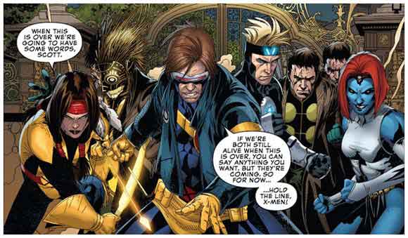 Uncanny X-Men #21 Interior Sample: Hold The Line